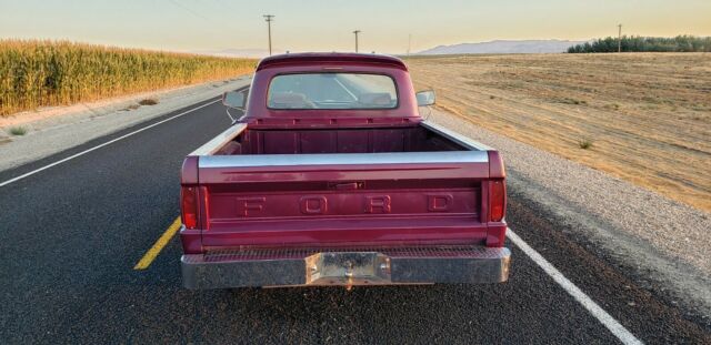 1965 Purple Ford F-100 Standard Cab Pickup