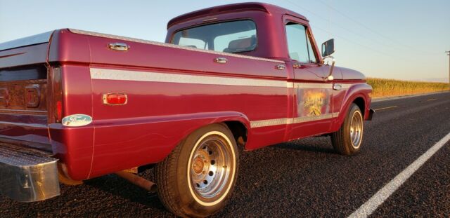 1965 Purple Ford F-100 Standard Cab Pickup