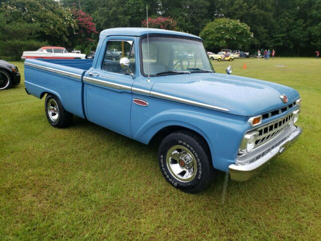 1965 Blue Ford F-100 Standard Cab Pickup