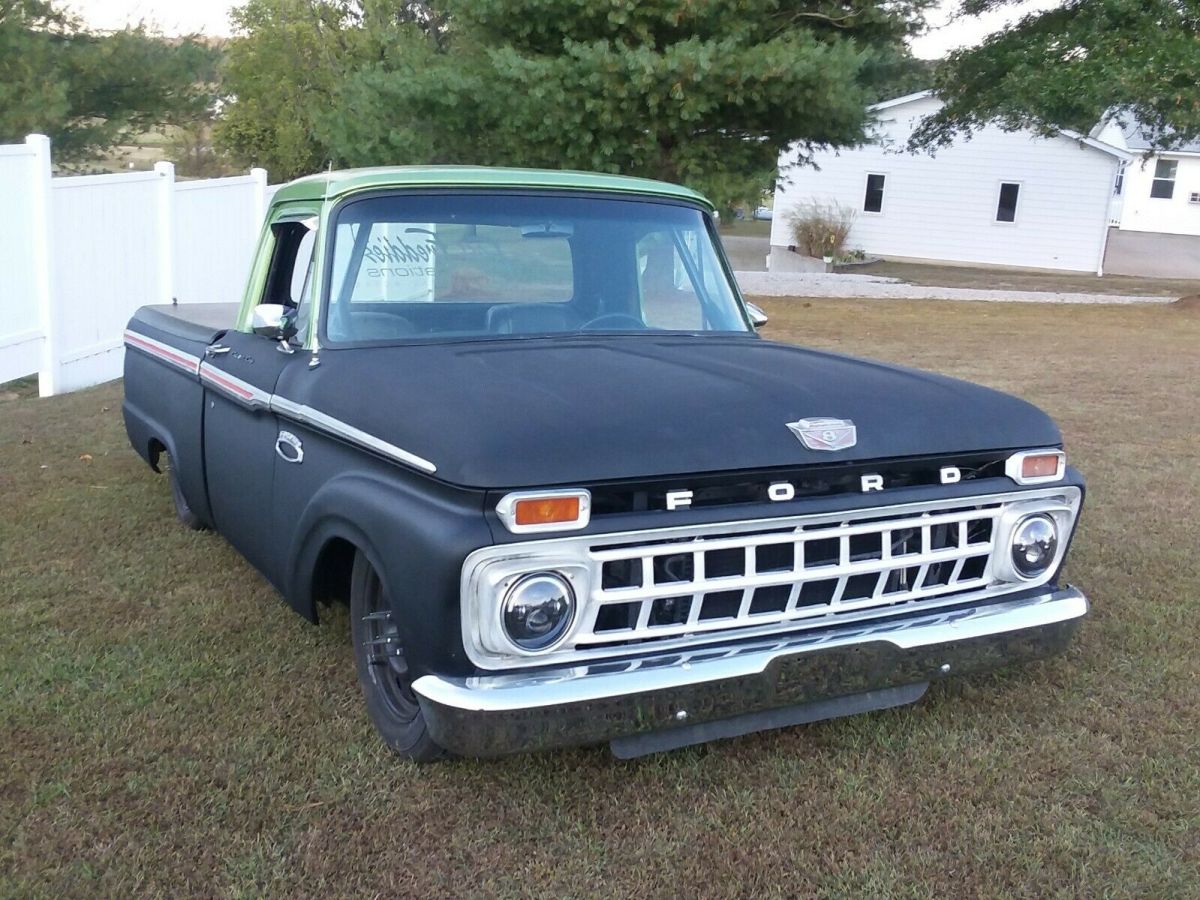 1966 Black Ford F-100