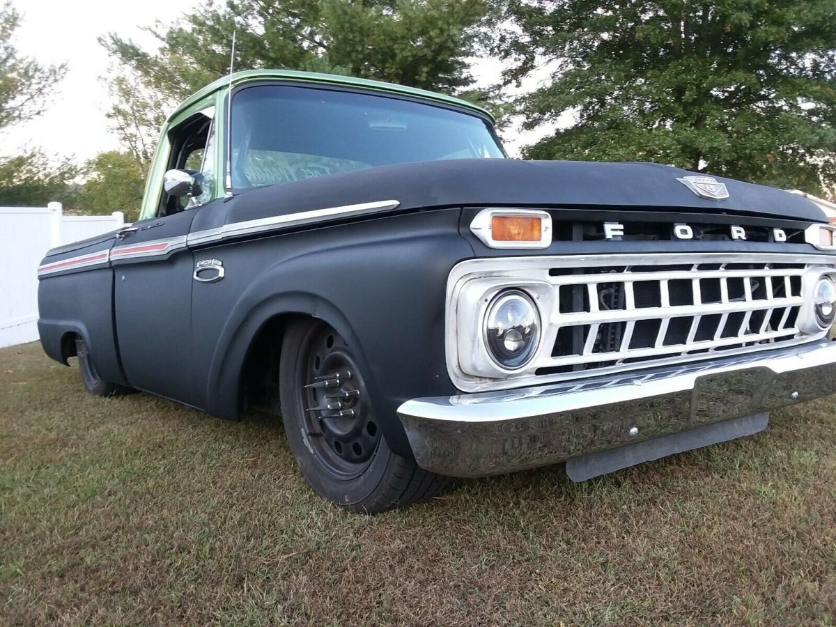 1966 Black Ford F-100