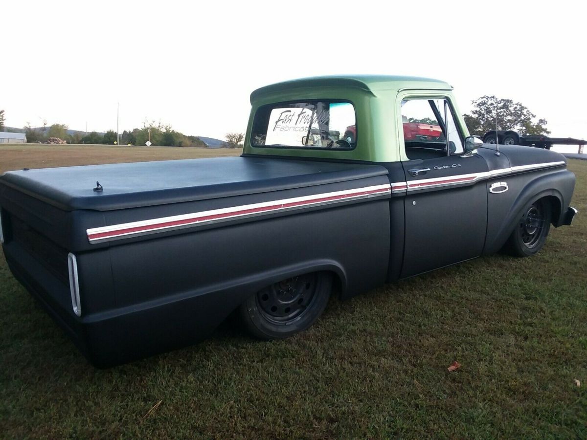 1966 Black Ford F-100