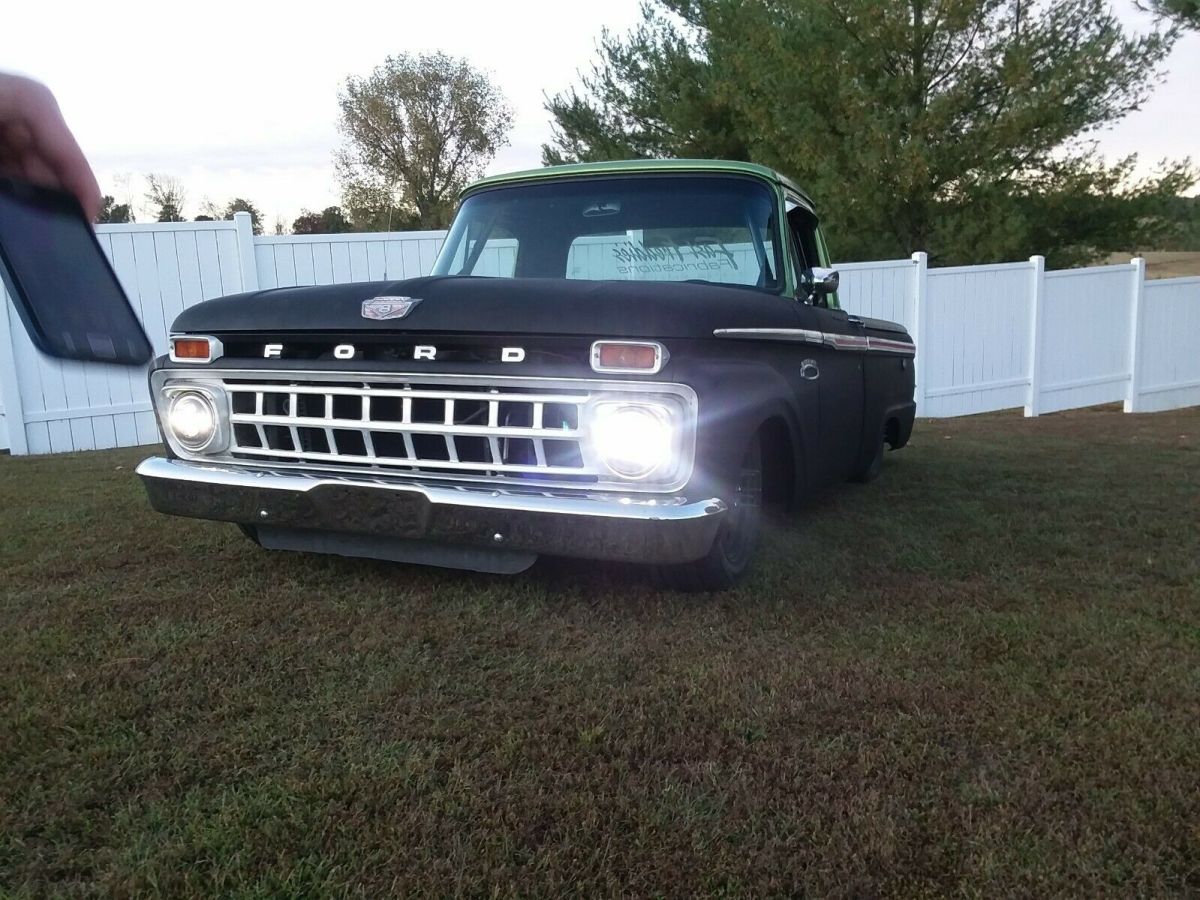 1966 Black Ford F-100