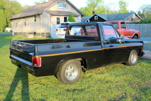 1978 Black Chevrolet C-10 Short Bed