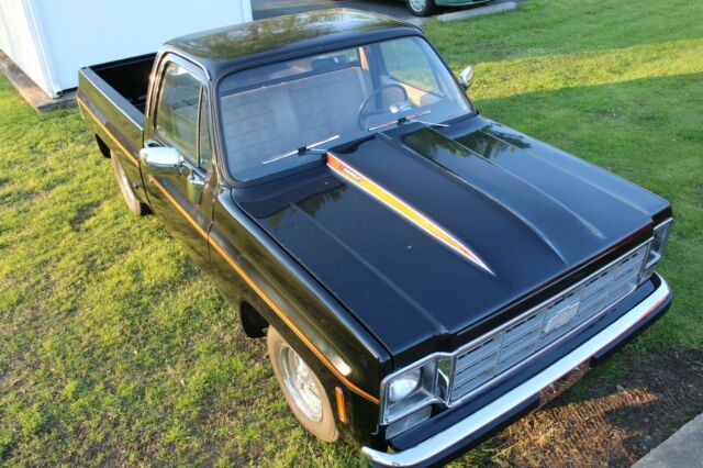 1978 Black Chevrolet C-10 Short Bed