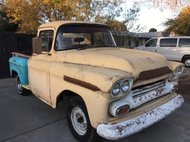 1958 White Chevrolet Other Pickups Standard Cab Pickup