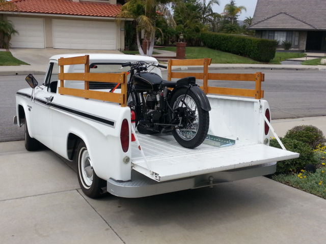 1967 WHITE Dodge Other Pickups SHORTBED