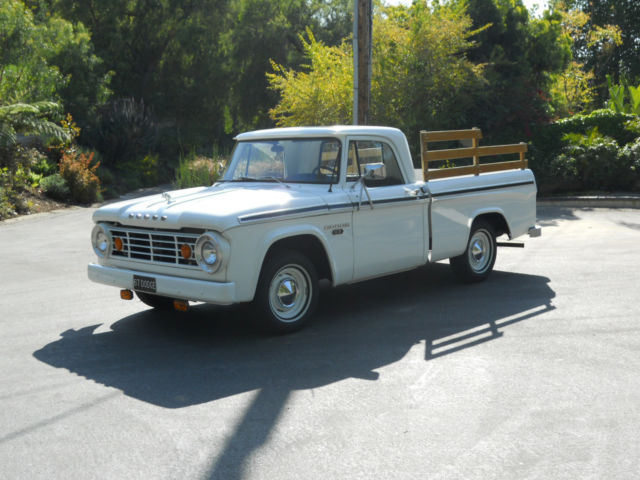 1967 WHITE Dodge Other Pickups SHORTBED