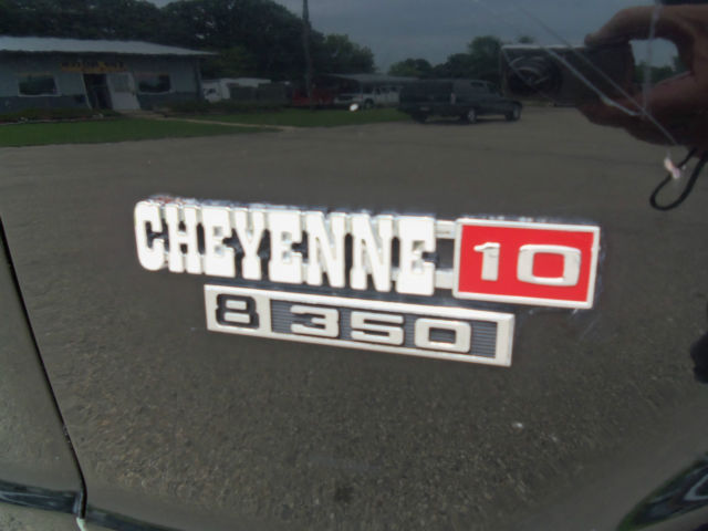 1972 Black Chevrolet C-10