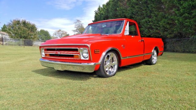 1968 Red Chevrolet C-10