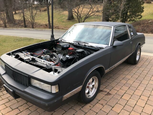 1988 Black Chevrolet Monte Carlo Coupe