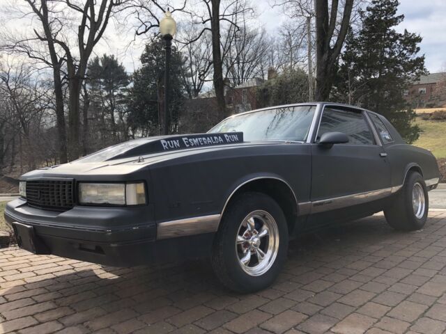 1988 Black Chevrolet Monte Carlo Coupe
