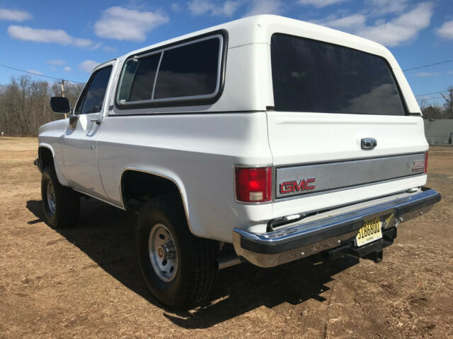 1991 White GMC Jimmy SUV