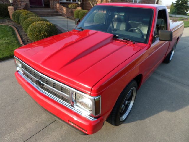 1991 Viper Red Chevrolet S-10 Standard Cab Pickup