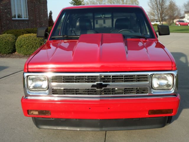 1991 Viper Red Chevrolet S-10 Standard Cab Pickup