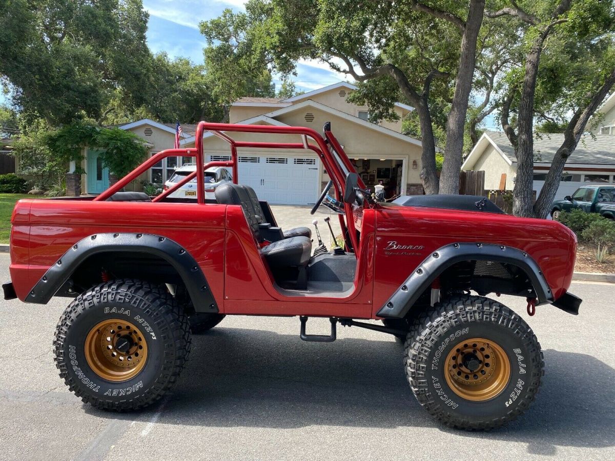 1966 fire thorn red Ford Bronco roadster