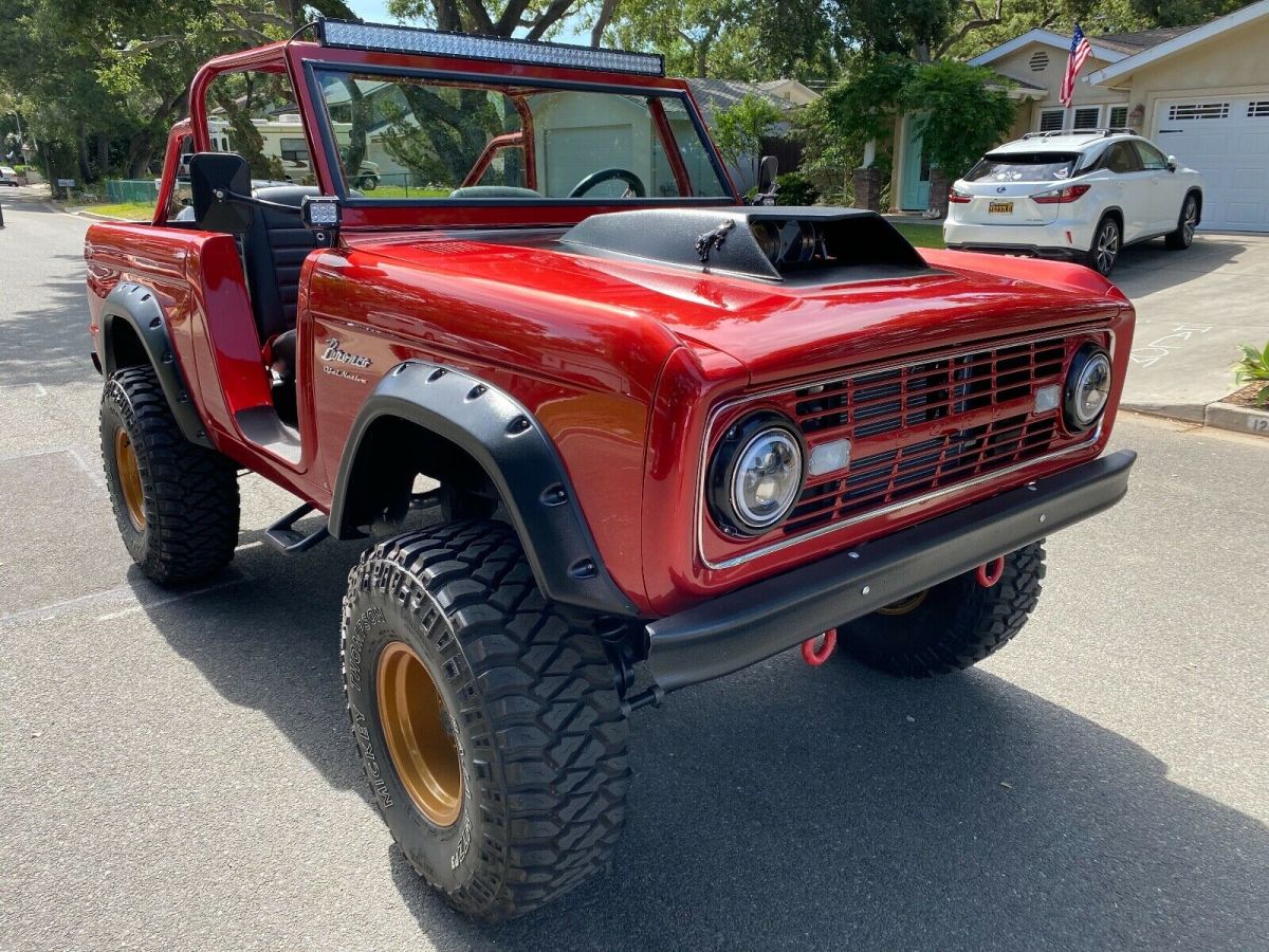 1966 fire thorn red Ford Bronco roadster