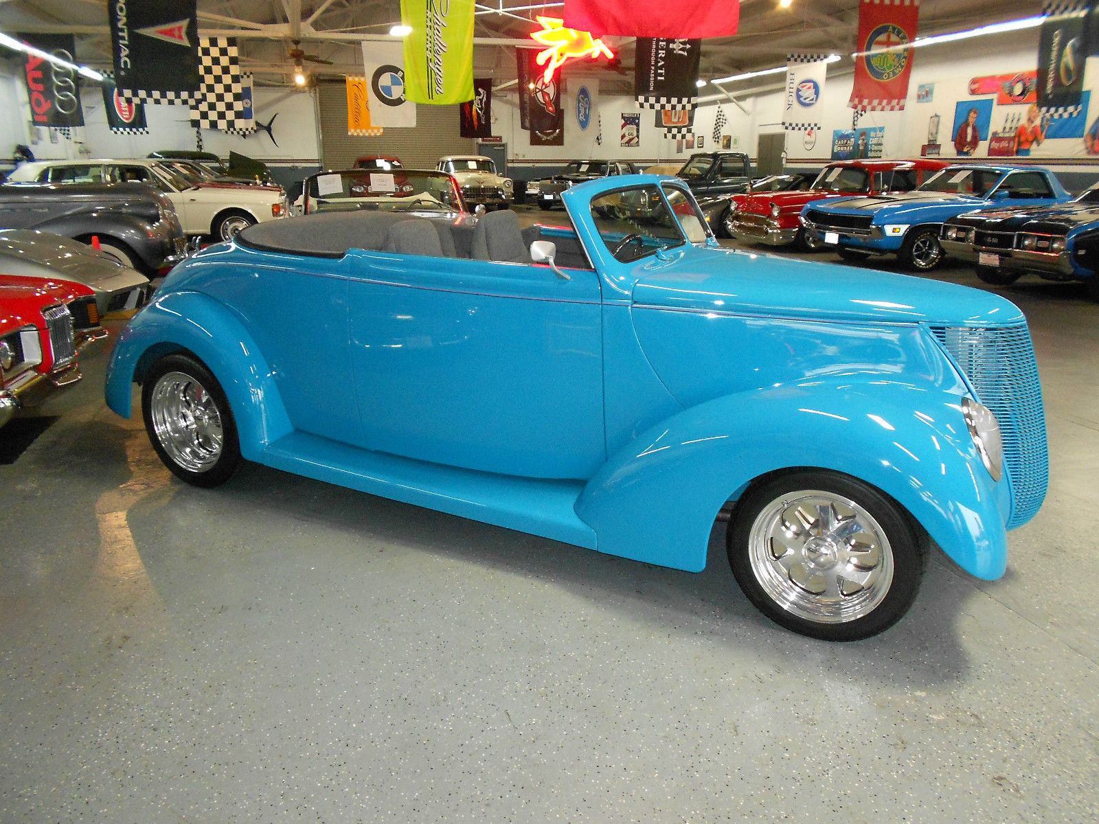 1937 Aqua Ford Other Convertible