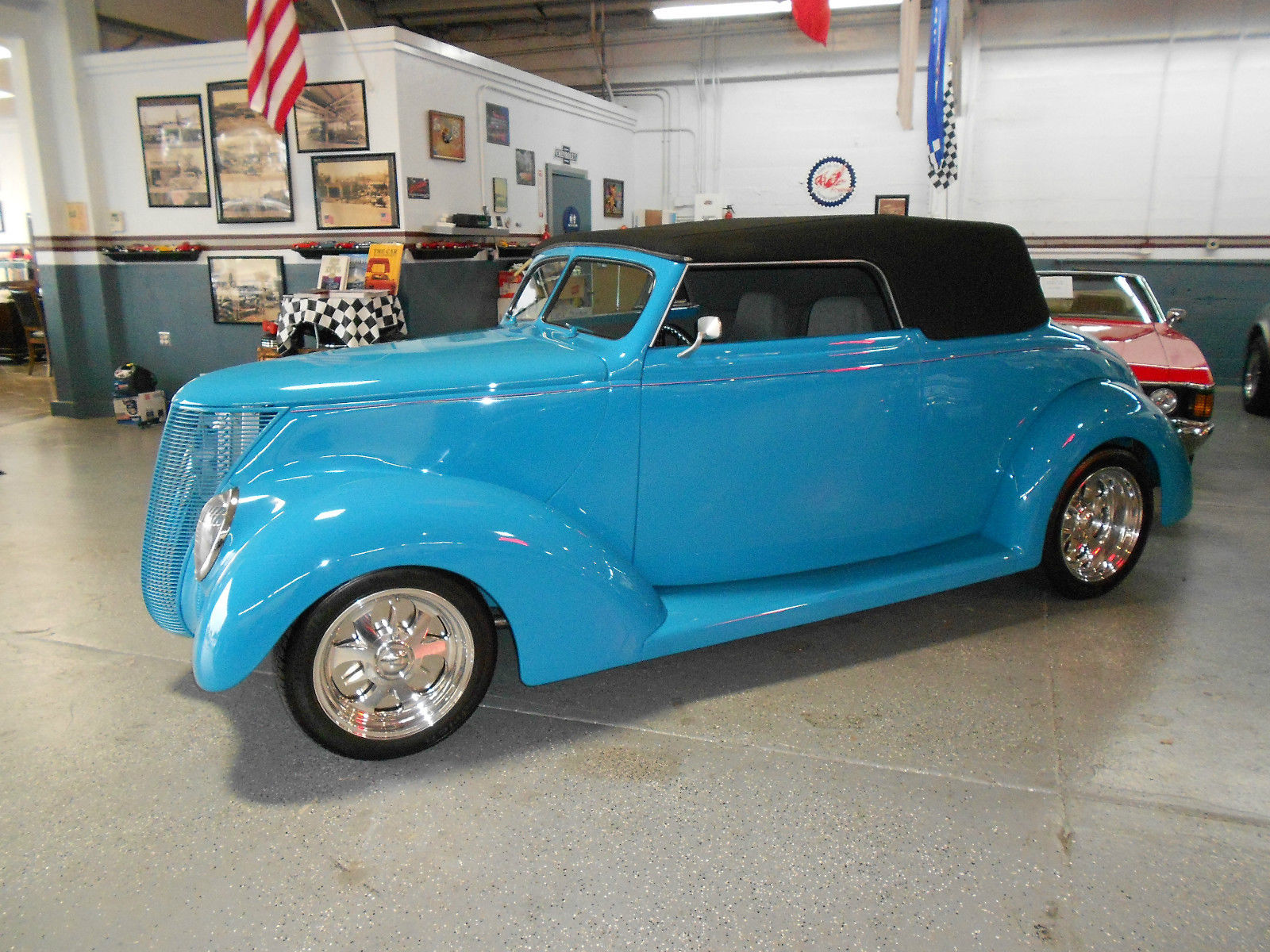 1937 Aqua Ford Other Convertible