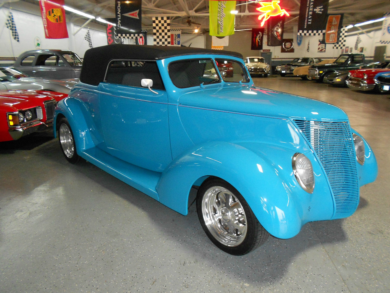1937 Aqua Ford Other Convertible