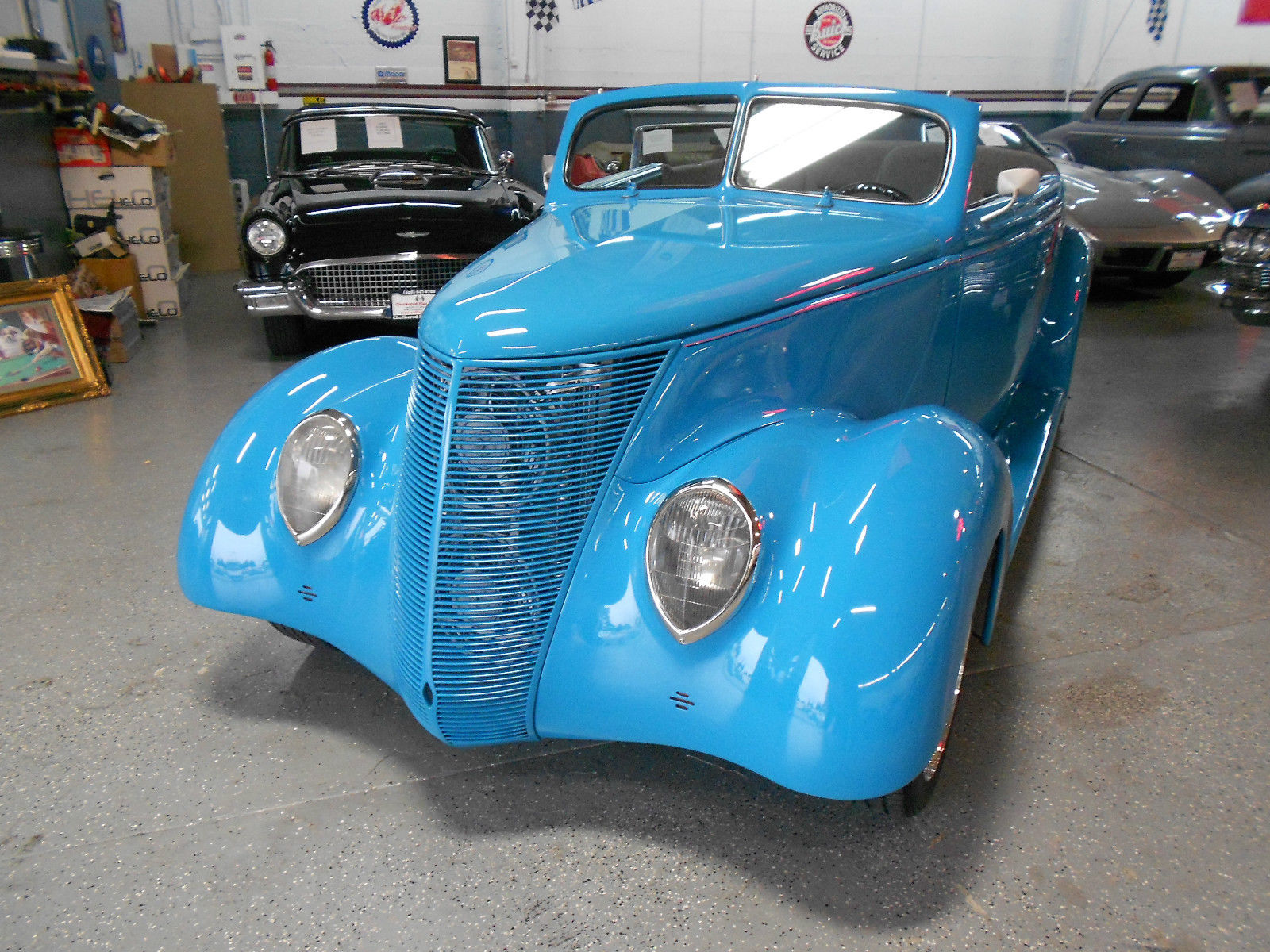 1937 Aqua Ford Other Convertible