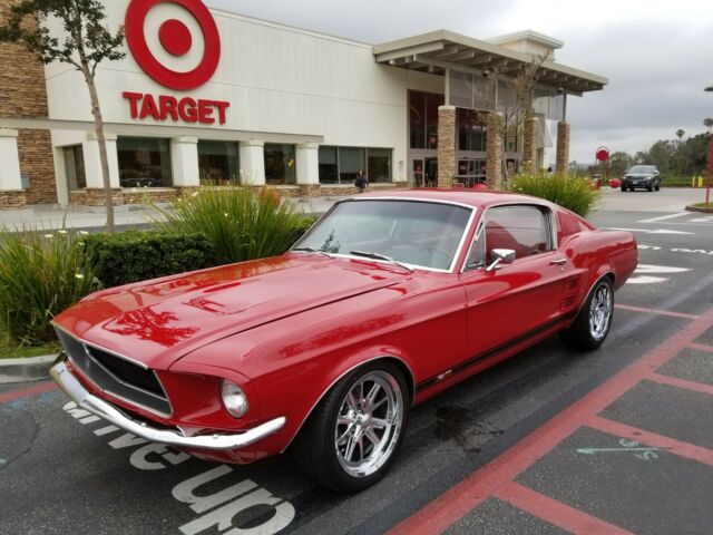 1967 Red Ford Mustang Fastback