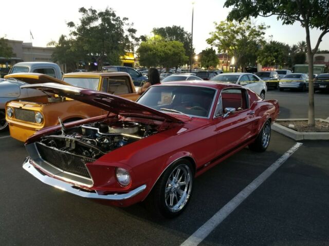 1967 Red Ford Mustang Fastback