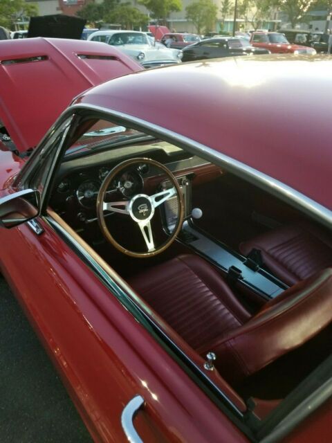 1967 Red Ford Mustang Fastback