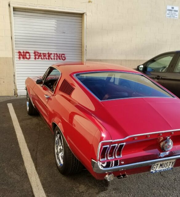 1967 Red Ford Mustang Fastback