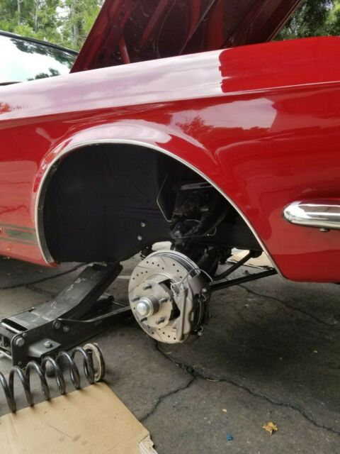 1967 Red Ford Mustang Fastback