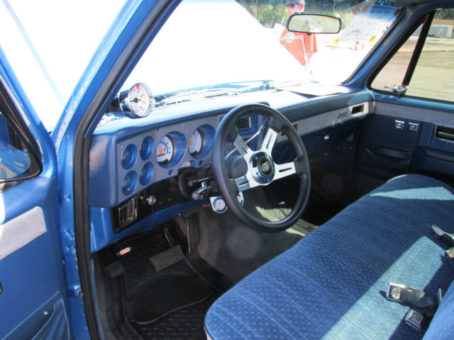 1985 CUSTOM BLUE WITH FLAMES THAT CHANGE COLORS GMC Sierra 1500 SHORT BED