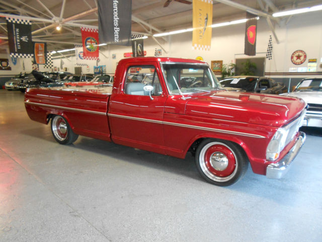 1967 Ruby Red Ford F-100 Standard Cab Pickup
