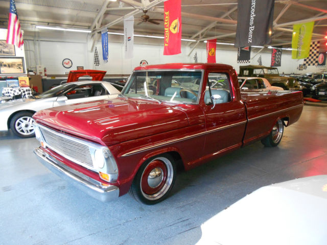 1967 Ruby Red Ford F-100 Standard Cab Pickup