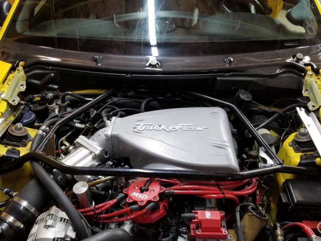 1994 Yellow Ford Mustang Convertible