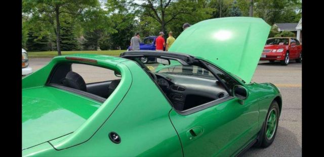 1993 Green Honda Del Sol Convertible