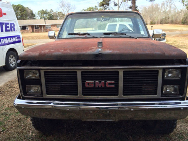 1987 Black GMC Sierra 1500 Standard Cab Pickup