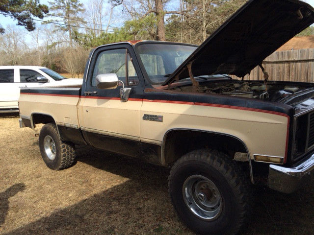 1987 Black GMC Sierra 1500 Standard Cab Pickup