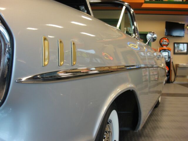 1957 Silver Chevrolet Bel Air/150/210 Convertible