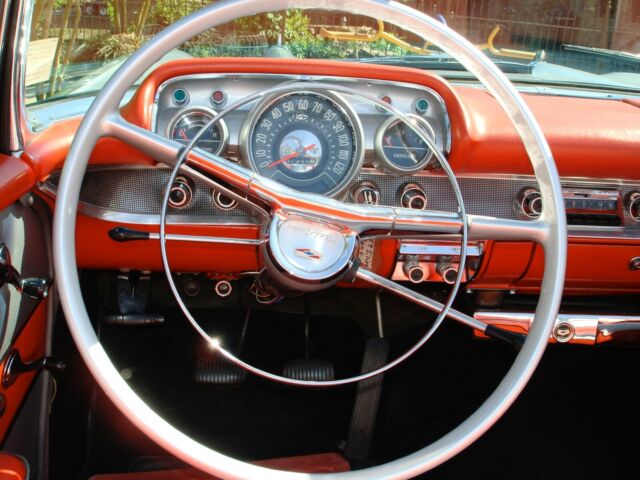 1957 Silver Chevrolet Bel Air/150/210 Convertible