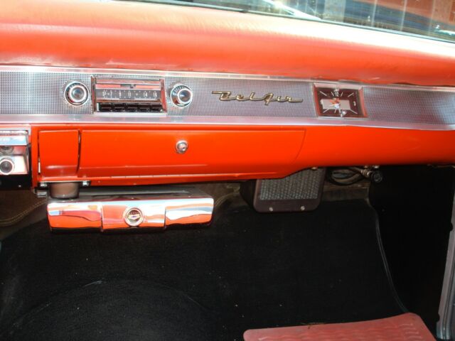 1957 Silver Chevrolet Bel Air/150/210 Convertible