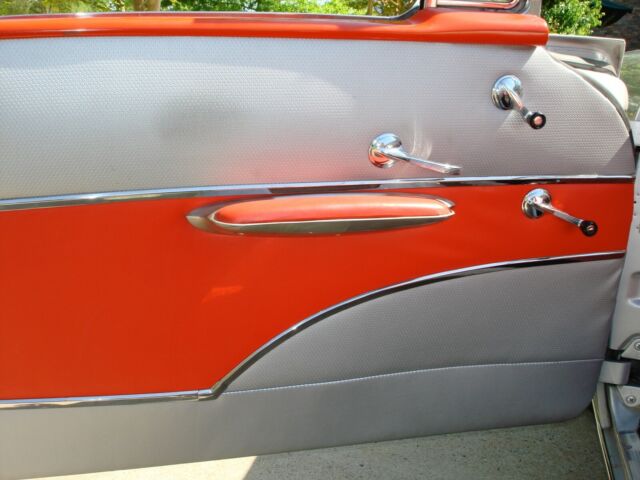 1957 Silver Chevrolet Bel Air/150/210 Convertible