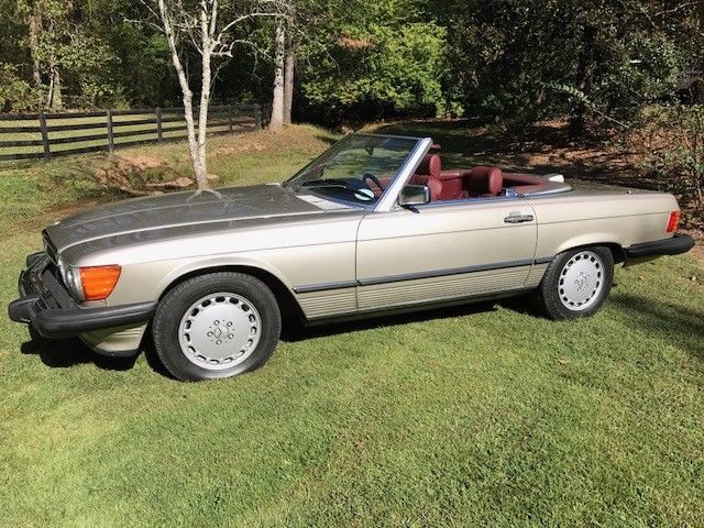 1986 Tan Mercedes-Benz SL-Class