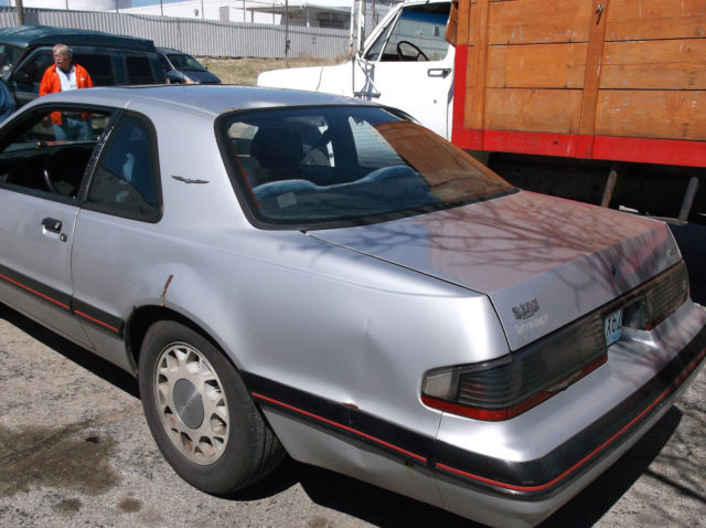 1988 Silver Ford Thunderbird Coupe