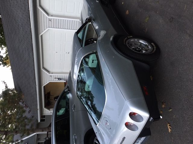 1978 silver/gray Chevrolet Corvette t-top