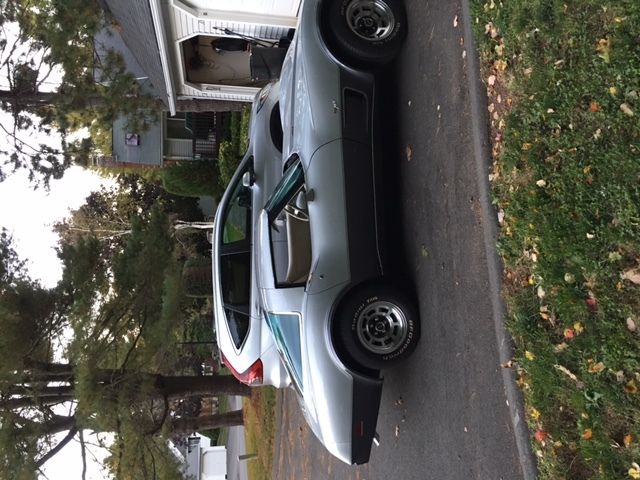 1978 silver/gray Chevrolet Corvette t-top