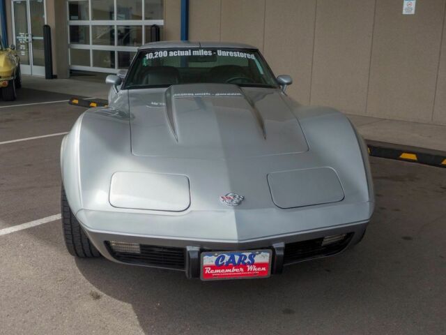 1978 Silver Chevrolet Corvette --