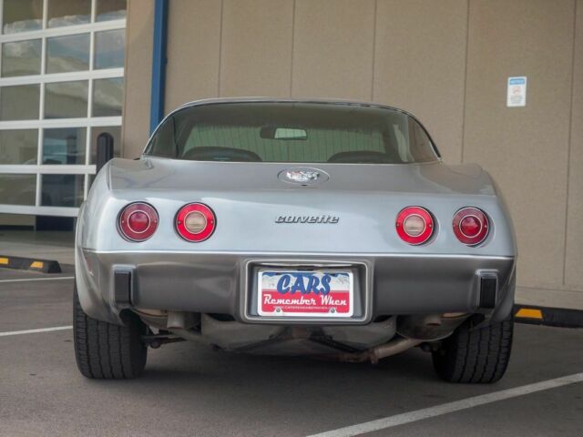 1978 Silver Chevrolet Corvette --