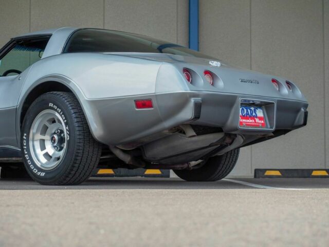 1978 Silver Chevrolet Corvette --