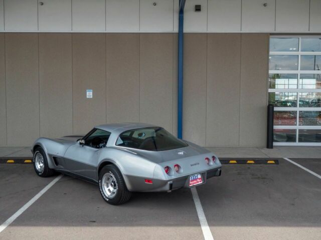 1978 Silver Chevrolet Corvette --