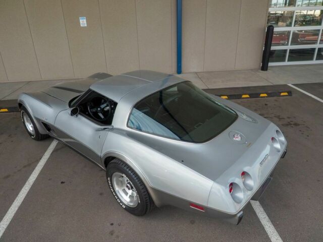 1978 Silver Chevrolet Corvette --